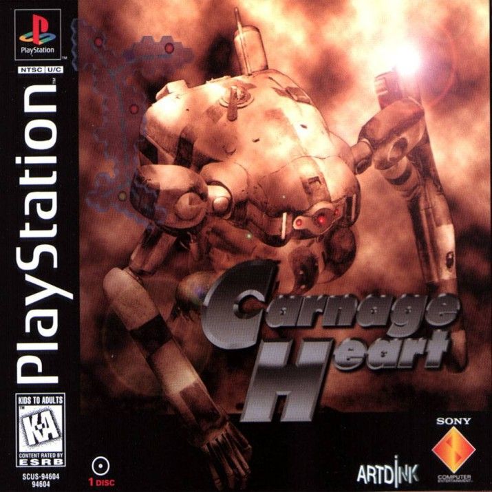 Carnage Heart box art for Playstation
